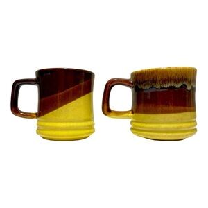 Vintage 1970’’s Ceramic Coffee Cup Set (2)